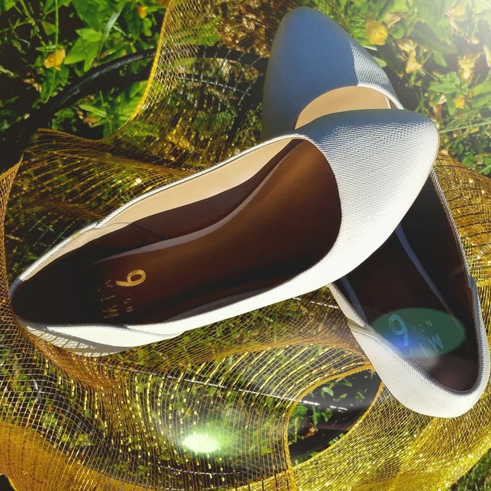 Pristine Mix No. 6 CHIC SHOES ~ White Flats